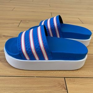 adidas Adilette Bonega platform sandals